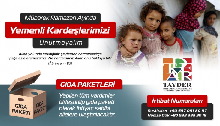 Yemen İçin Ramazan Yardım Kampanyası