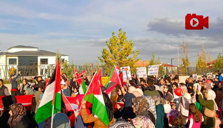Iğdır'da Filistin'e Destek Yürüyüşü Düzenlendi