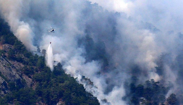 Kazdağları'nda Orman Yangını 