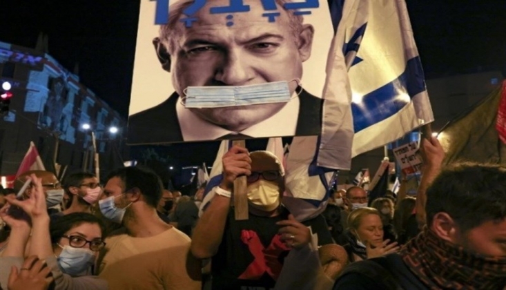 İsrail’de Netanyahu Karşıtı Protestolar Devam Ediyor; "Çık Git Defol Eli Kanlı Adam"