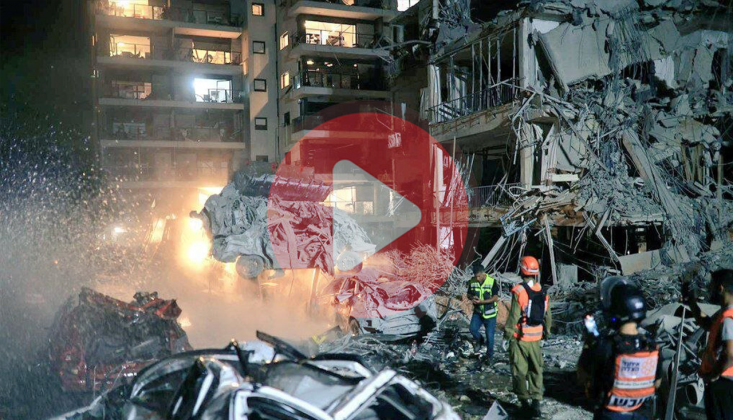 İran'ın Siyonist İsrail'e Saldırısı Video+Fotoğraf