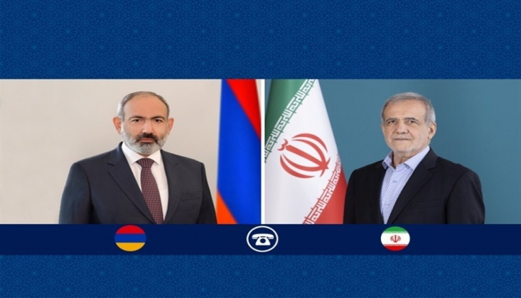 İran Cumhurbaşkanı ve Ermenistan Başbakanı Görüştü