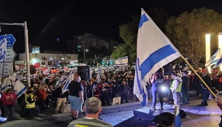 Netanyahu Karşıtları Yine Sokaklarda; "Sen Suçlusun"