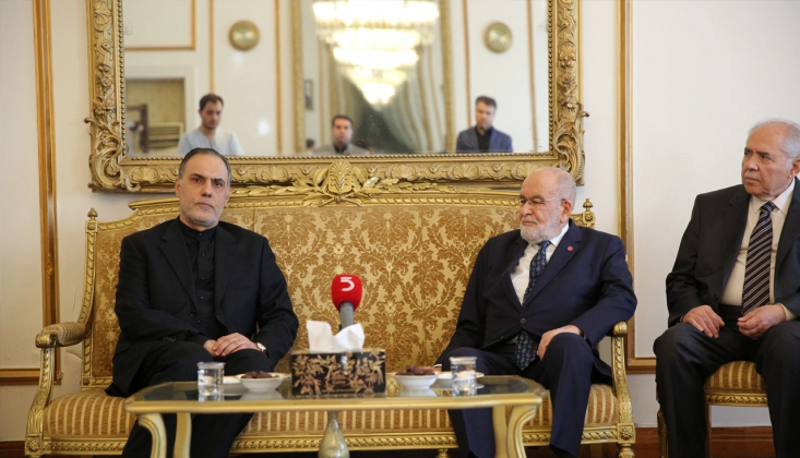 Karamollaoğlu, İran Büyükelçisi’ne Taziye Ziyaretinde Bulundu