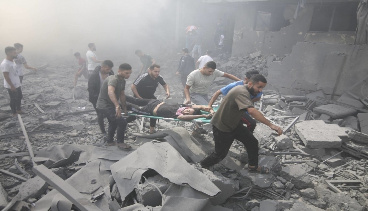 Siyonist Rejimin Katliamında 233. Gün; Refah’ı Bombaladı