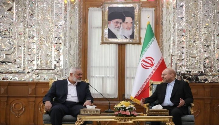 Hamas Lideri İran Meclis Başkanı İle Görüştü