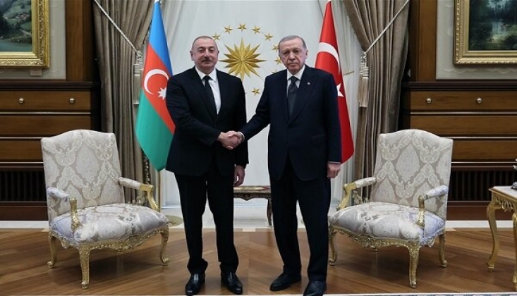 Erdoğan Aliyev’le Görüştü