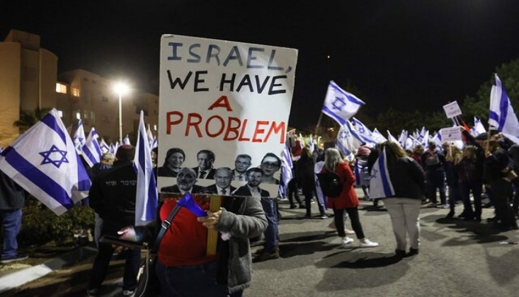 Netanyahu Karşıtı Protestolar 22. Haftasında da Devam Etti