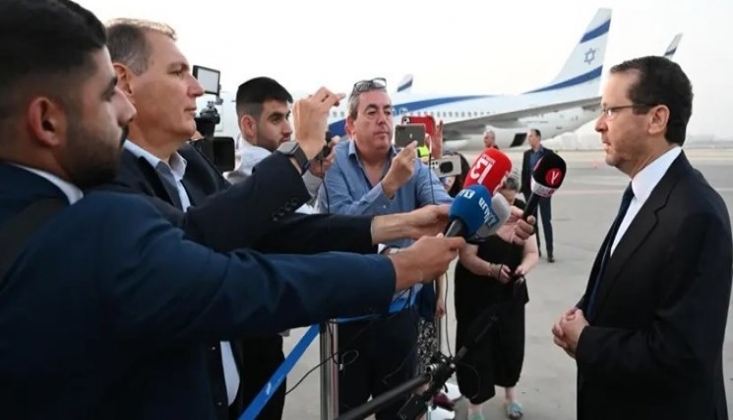  Azerbaycan’a Giden Siyonist Cumhurbaşkanı’ndan İran Karşıtı Açıklamalar