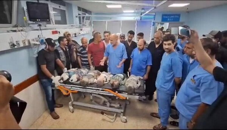 Siyonist İsrail'in Zorla Boşalttığı Nasr Hastanesi'nde Kalan 5 Çocuk Şehit Oldu