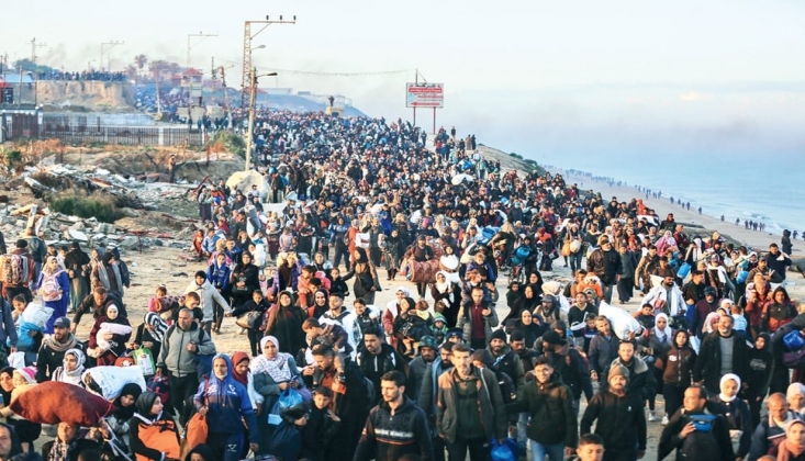 Gazze’de Yüzbinler Geri Dönüş İçin Yollarda