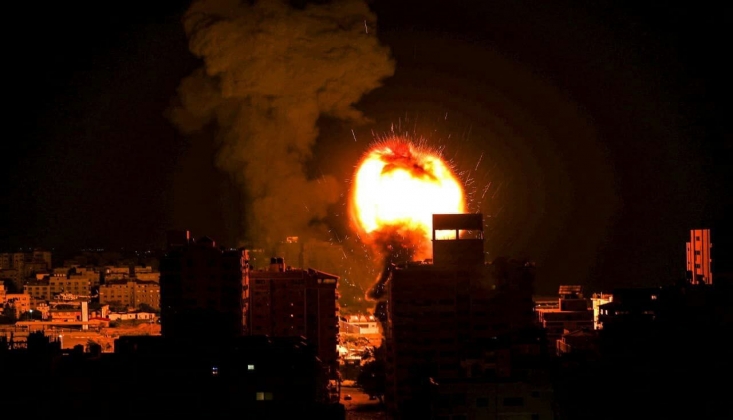 İşgal Rejimi Gazze'ye Hava Saldırısı Düzenledi