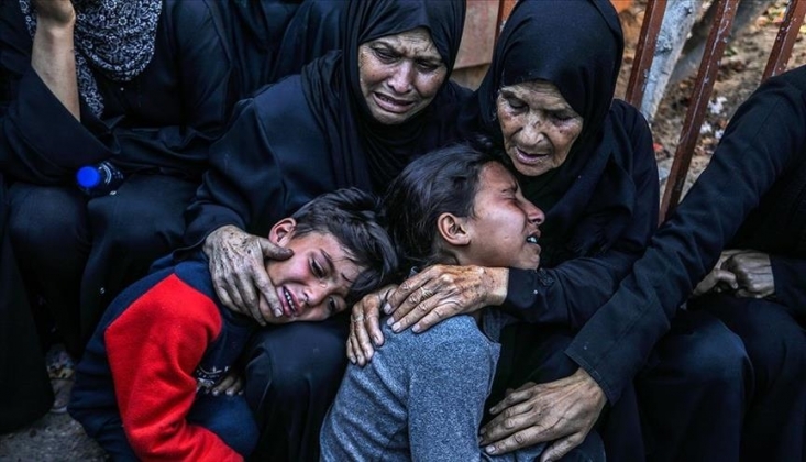 İsrail Katliama Doymadı; Yardım Bekleyen Filistinlilere Saldırdı