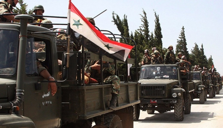 Suriye Ordusundan Terör Unsurlarına Operasyon