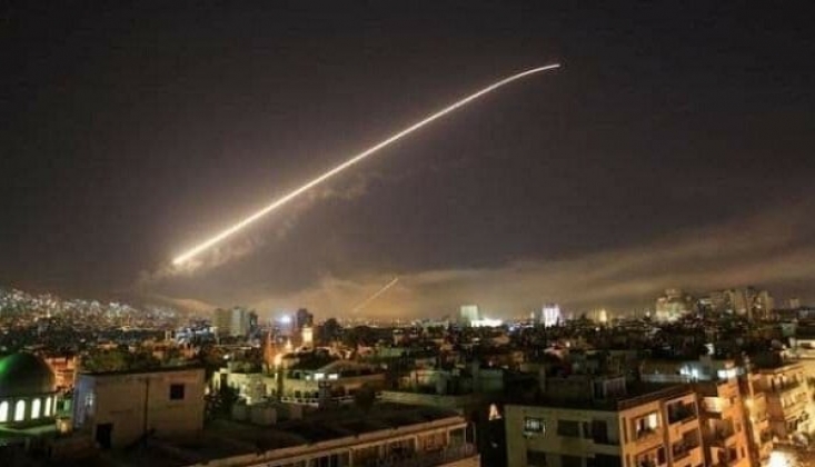 İşgal Rejiminden Şam'a Hava Saldırısı