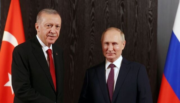 Erdoğan ve Putin Telefonda Görüştü