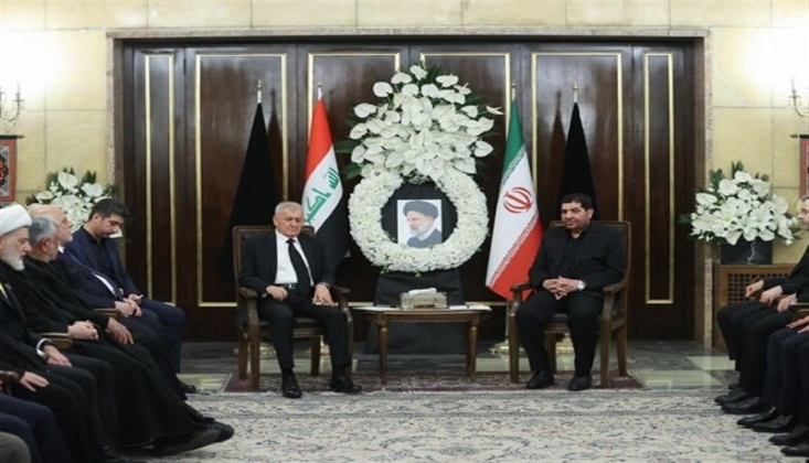 Irak Cumhurbaşkanı ile Görüşen İran Cumhurbaşkanı Vekili: Politikamız Devam Edecek
