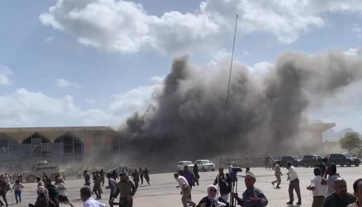 Yemen'de Havalimanında Patlama