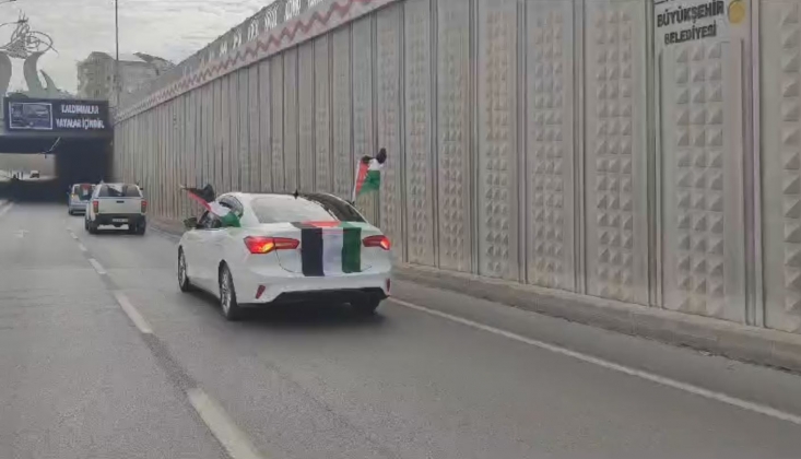 Hatay Cilvegöz Sınırından Filistin'e Destek