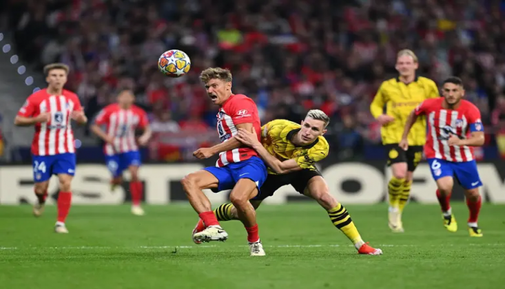 Atletico Madrid Dortmund'a Şans Tanımadı