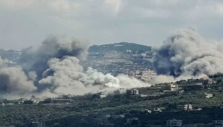 Siyonist Rejim Güney Lübnan'ı Bombaladı