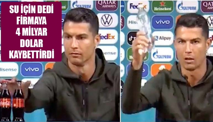 Ronaldo'nun 'Su İçin' Tepkisi, Coca Cola'ya 4 Milyar Dolar Değer Kaybettirdi