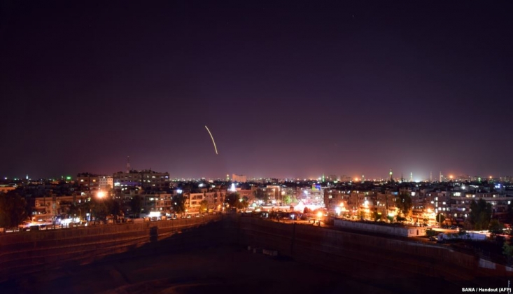 Suriye Hava Savunması Siyonist Rejimin Saldırılarına Cevap Verdi