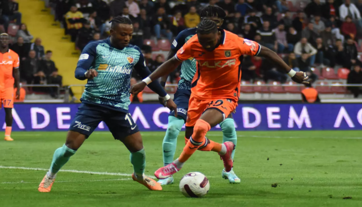 Kayseri'de Gol Sesi Çıkmadı! Başakşehir 1 Puana Razı Oldu