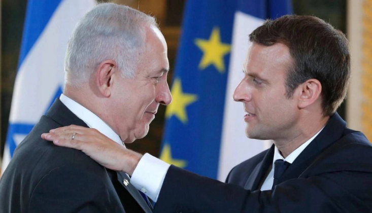 Netanyahu, Macron'dan Yardım İstedi