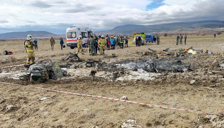  Isparta’da Helikopter Kazası