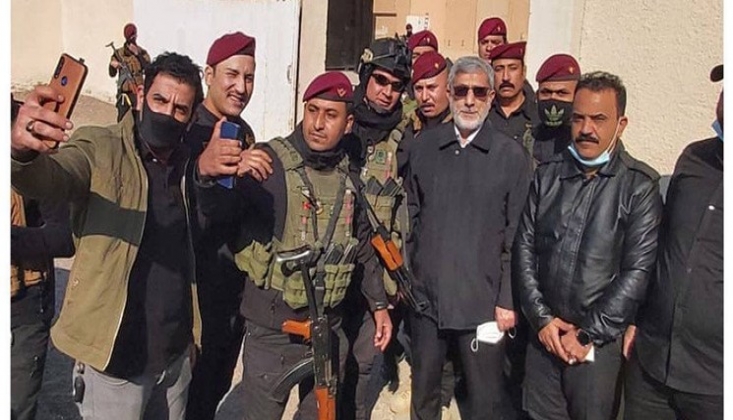 Kudüs Gücü Komutanı İsmail Kaani, Erbil'i Ziyaret Etti