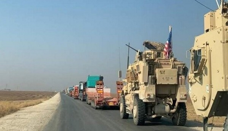 ABD'nin Yeni Askeri Konvoyu Suriye'nin Kuzeyine Ulaştı