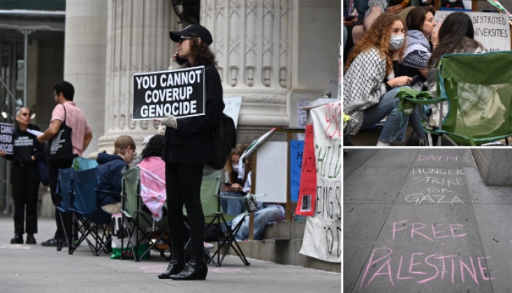 New York'taki Üniversite Öğrencilerinin Gazze İçin Başlattıkları Açlık Grevi 14. Gününde