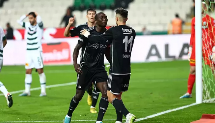 Beşiktaş, Sahasında Konyaspor Karşısında 3 Puana 2 Golle Ulaştı