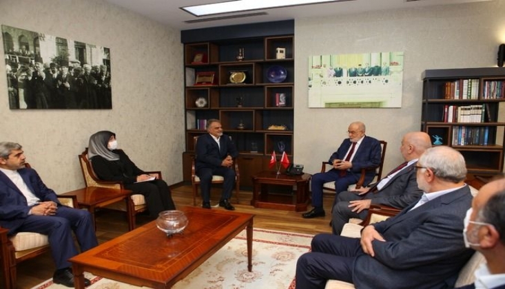 Temel Karamollaoğlu İran Ankara Büyükelçisi ile Görüştü