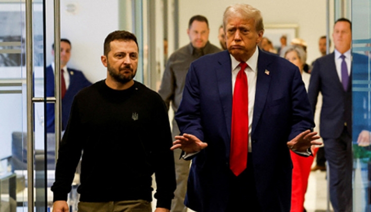 Trump İle Zelenskiy Beyaz Saray'da Bir Araya Geldi