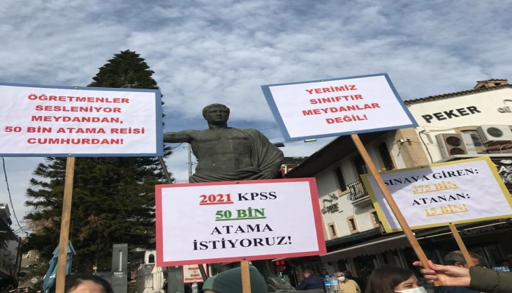 Atanamayan Öğretmenlerden Ankara’da Eylem