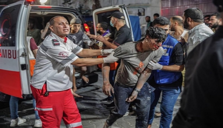 Siyonist İsrail BM Bünyesindeki Kliniği Bombaladı; Şehit Ve Yaralılar Var