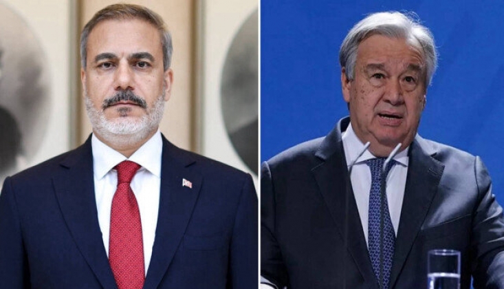 Hakan Fidan, BM Genel Sekreteri ile Görüştü