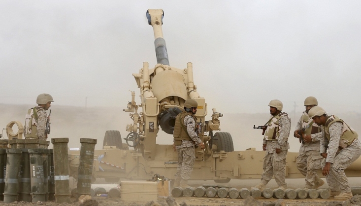 Suudilerden Yemen'in Hudeyde Kentine Topçu Saldırı