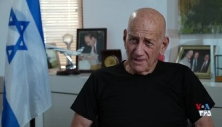 Olmert: 'İki Devletli Çözüm' Olmadan Gazze'de Barış Olmaz
