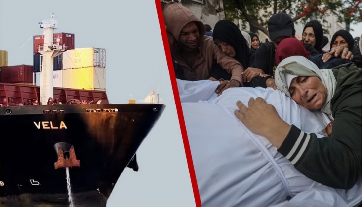 Gazze'ye Ölüm Taşıyan Gemi Mersin'de Soluklandı