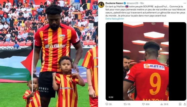 Önce Çocuklarıyla Filistin Bayrağı Taşıdı Sonra Da Takdir Toplayan Paylaşım Yaptı