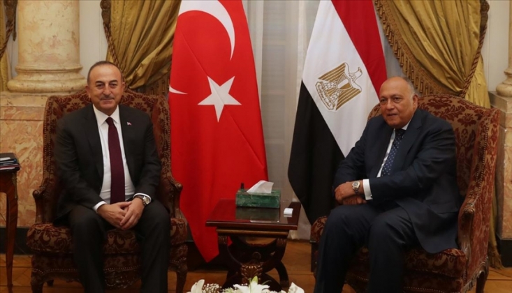 Çavuşoğlu ve Mısırlı Mevkidaşından Ortak Basın Açıklaması
