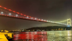 Fatih Sultan Mehmet Köprüsü "Sarı-Kırımızı" Oldu