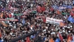 Erdoğan’ın Mitinginde İsrail Protestosu