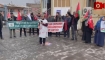 Afşin'de Siyonist Rejimin Katliamı Protesto Edildi