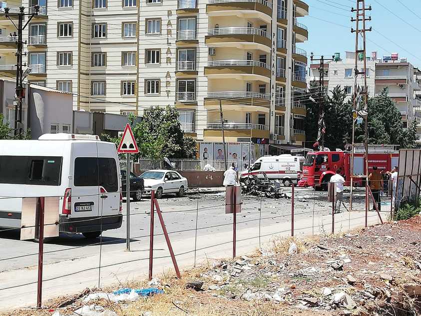 Hatay Reyhanlı'daki Patlamadan İlk Görüntüler