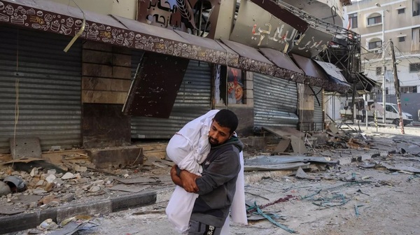 Siyonist İsrail Bombardımanın Yol Açtığı Yıkımlar