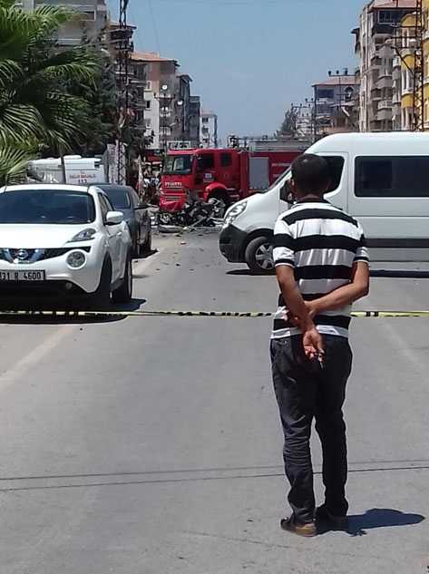 Hatay Reyhanlı'daki Patlamadan İlk Görüntüler